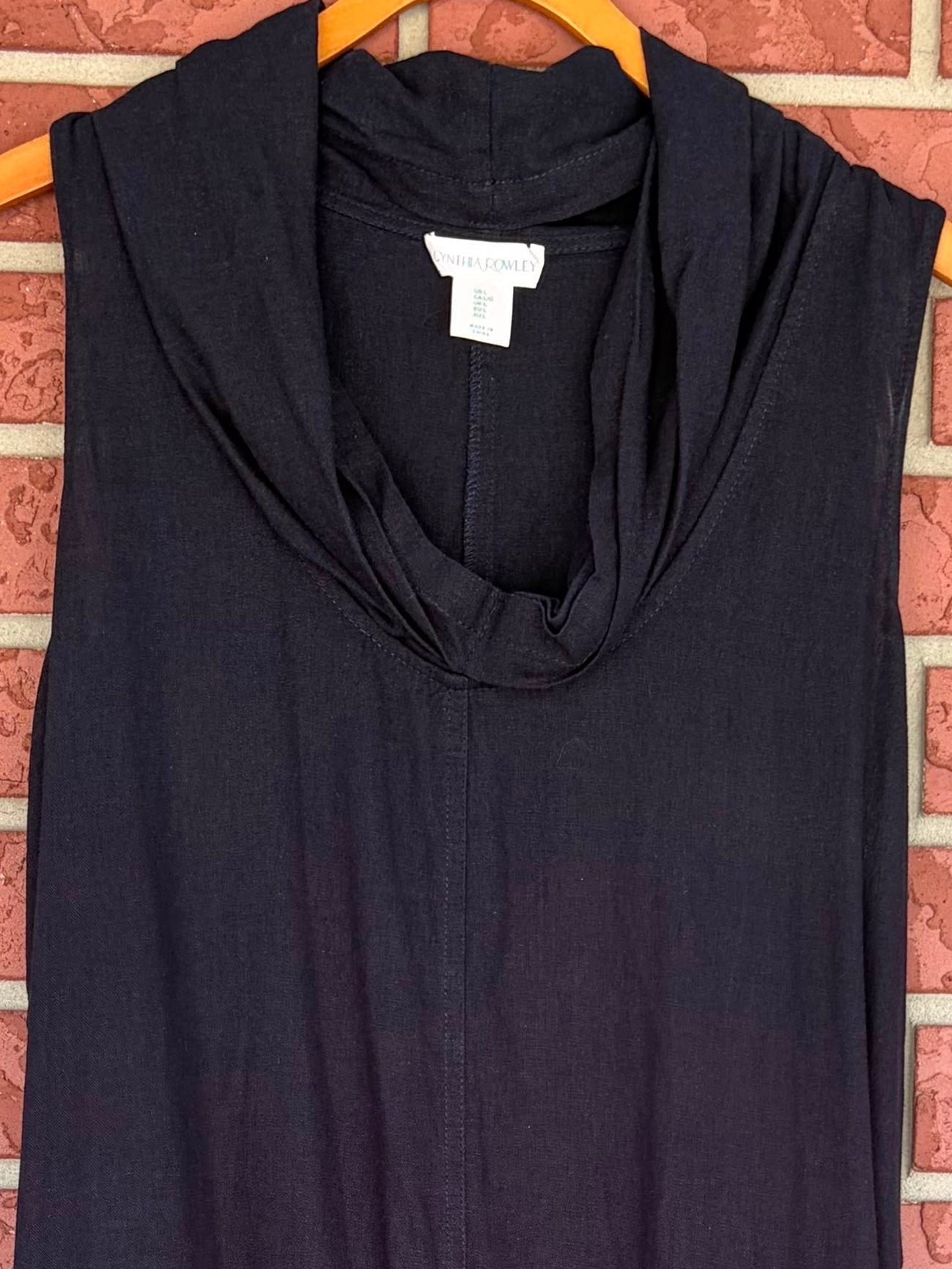 Cynthia Rowley black maxi dress