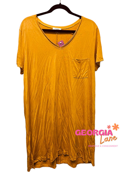 Umgee Gold Tee Dress