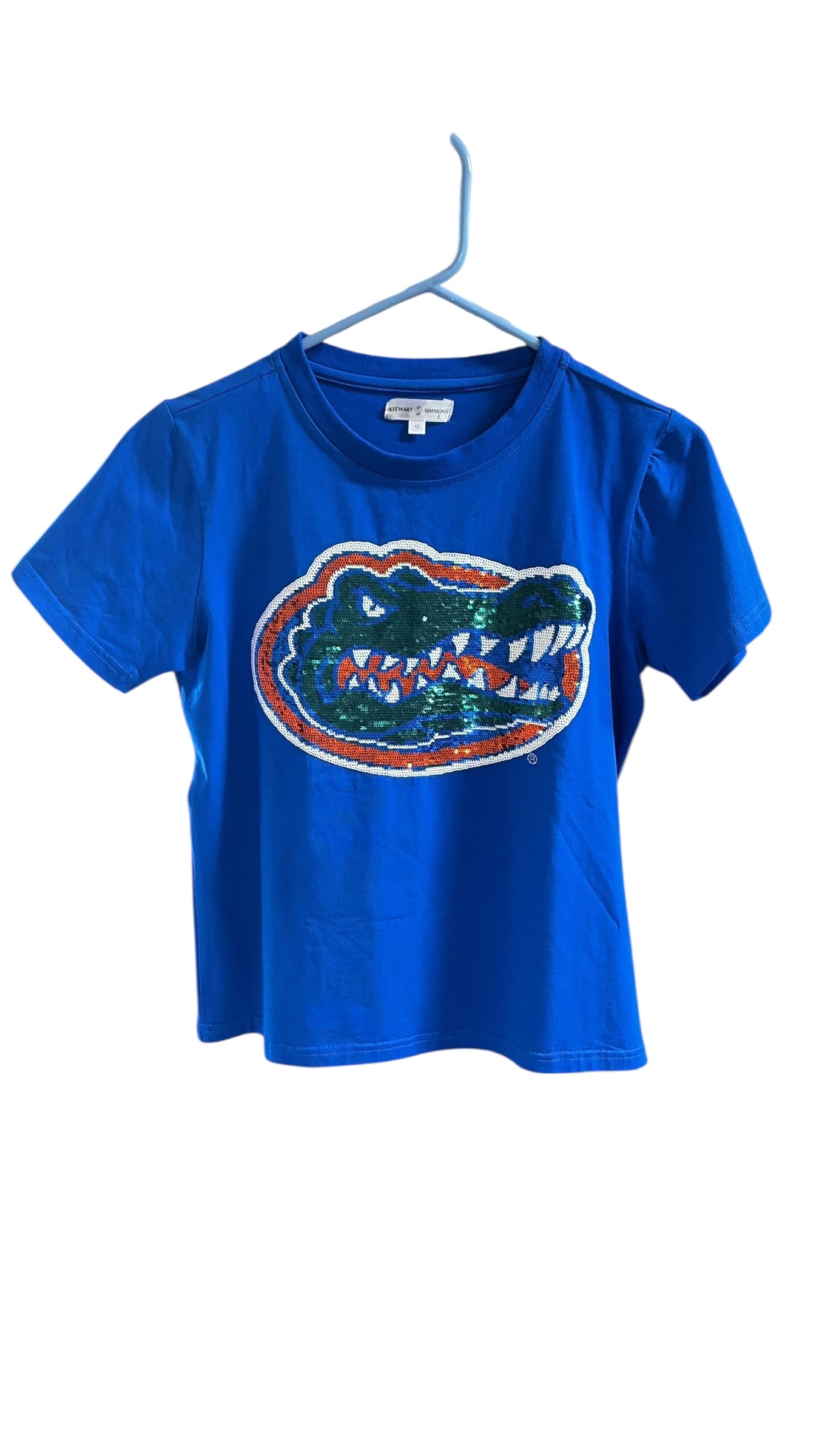 Gators bling blue top NWT  ￼