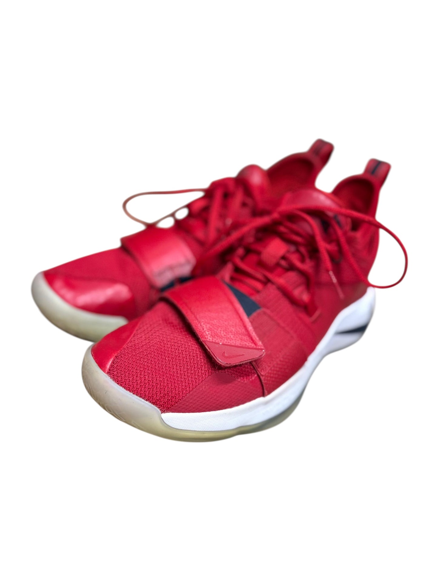 Red Nike sneakers