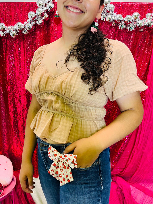 Crop Pretty Little Thing Concert Top