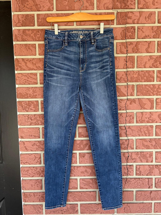 American Eagle Dark Wash Mom Jeans