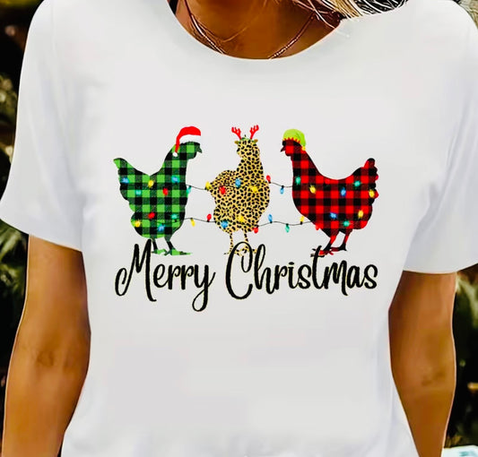 Merry Christmas Chickens