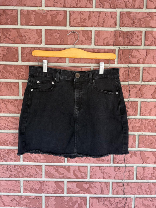 NOBO black denim skirt