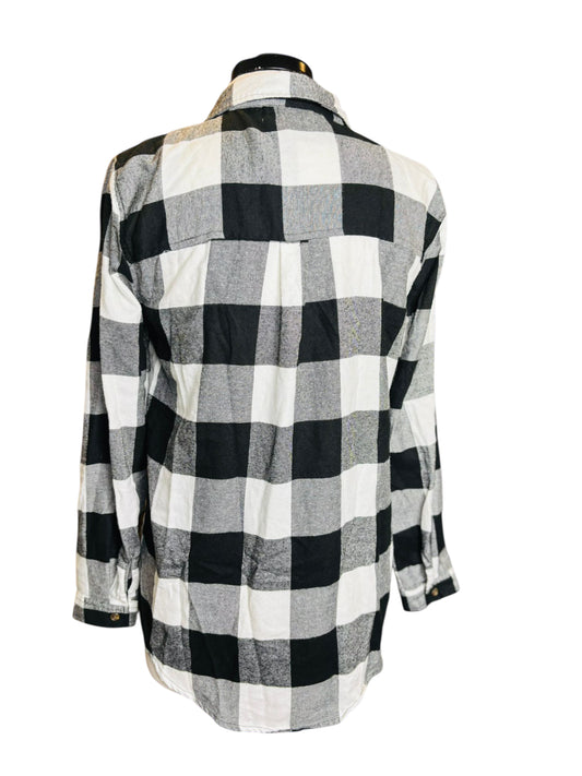 Pink rosé buffalo checkered flannel