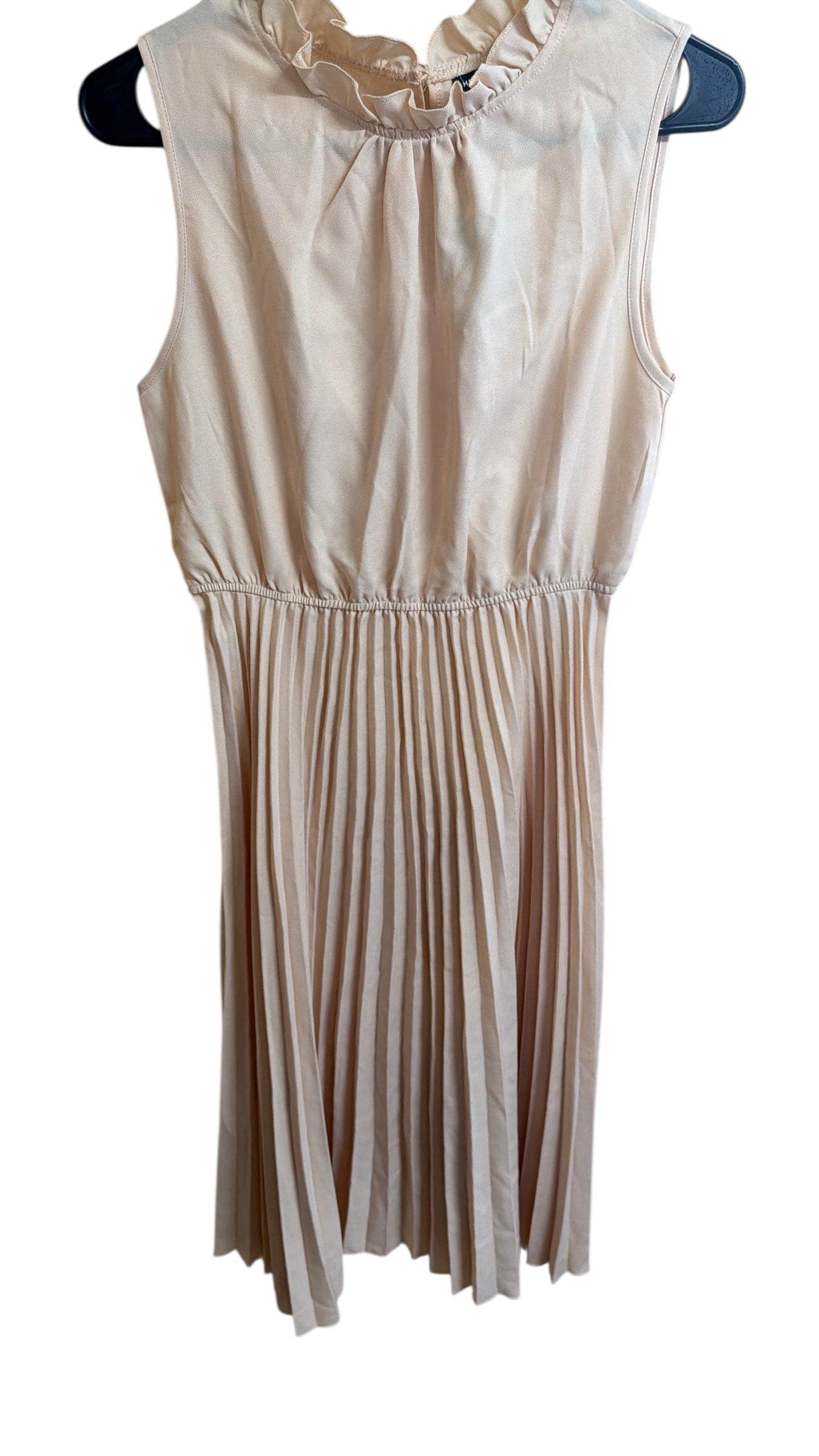 SHEIN cream frilly dress