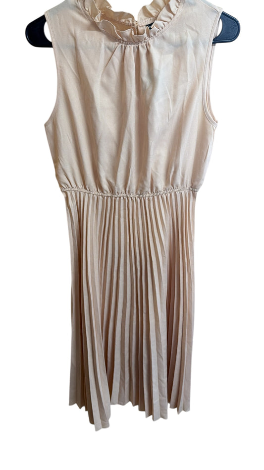 SHEIN cream frilly dress