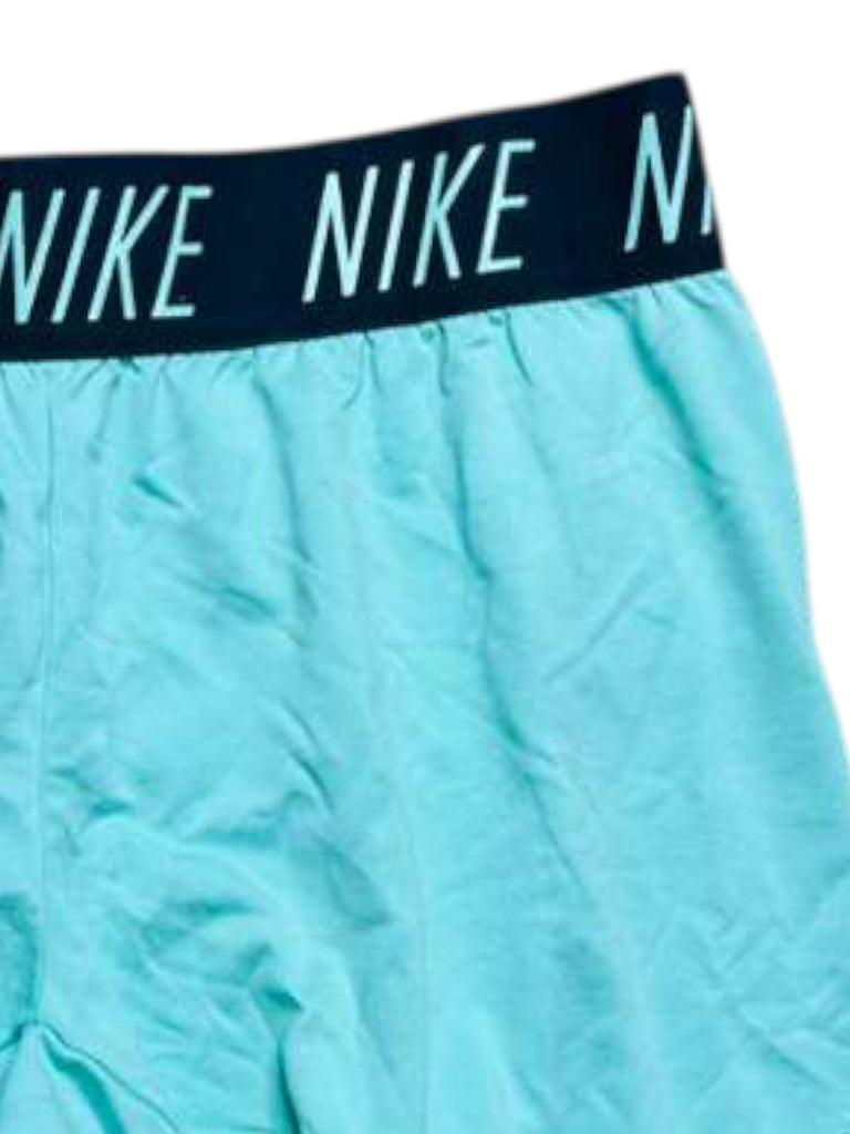 Nike blue shorts black waist