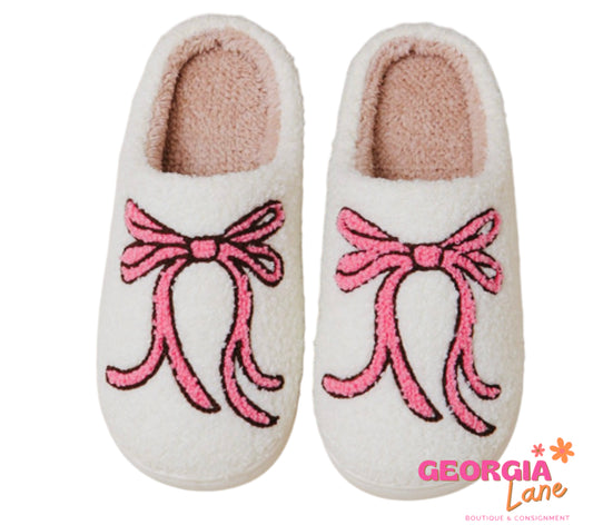 BOWS SLIPPERS