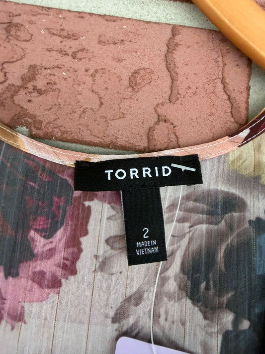256 TORRID Long Cardigan