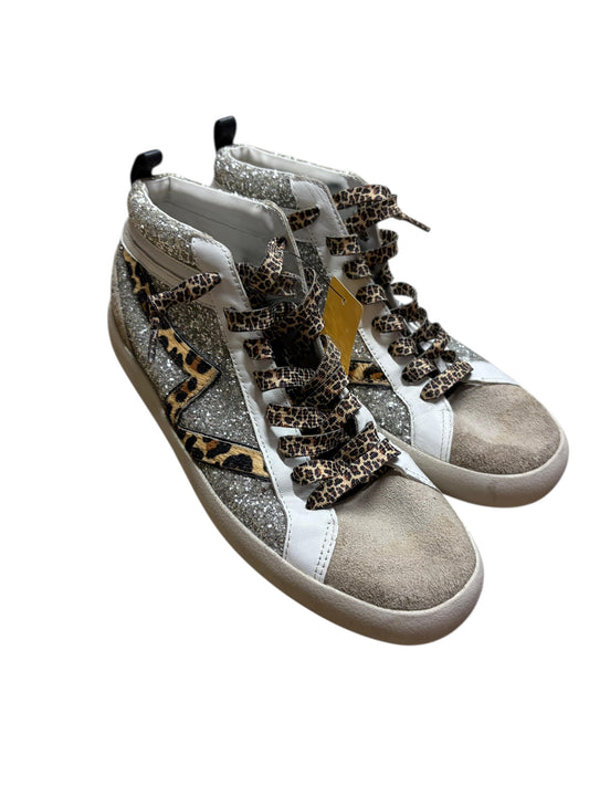 Cheetah and Glitter Hightop Sneaker