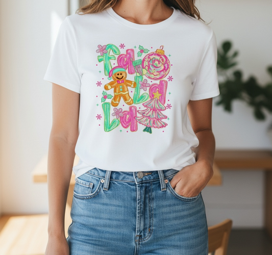 falala Christmas tee