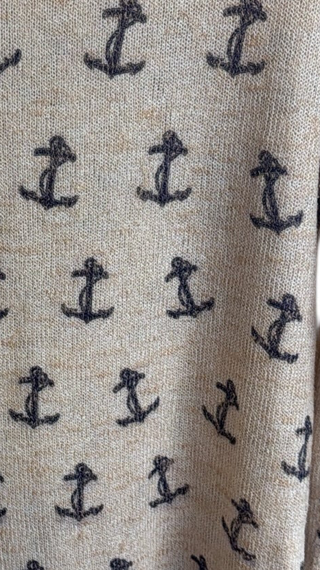 Charming Charlie Anchor sweater