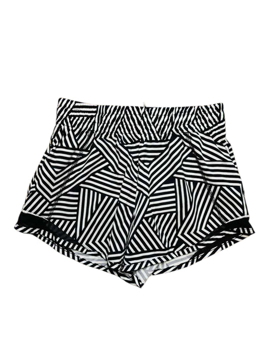 Athletic black and white shorts