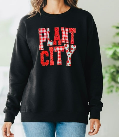 Plant City strawberry sweatshirt