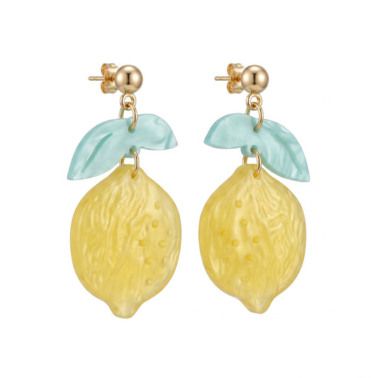 Lemon earrings