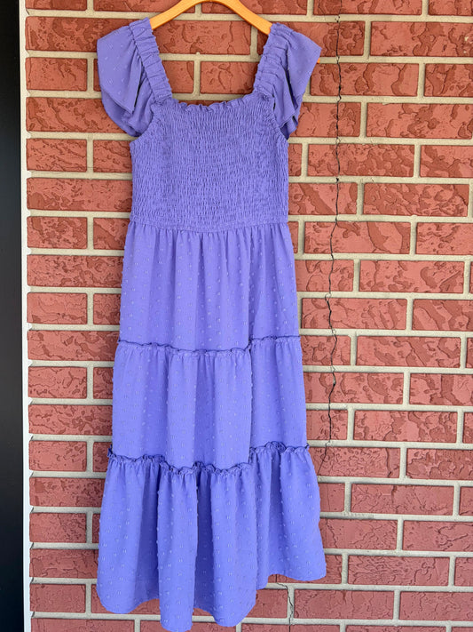 Sweet Rain Purple maxi dress