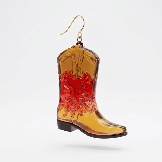 Fire Boot Earrings