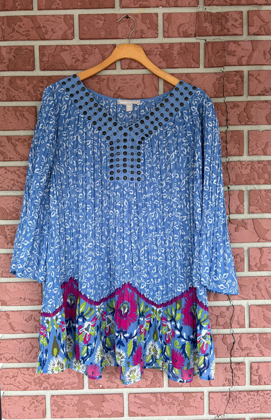 Woman Within Multi Patterned Top