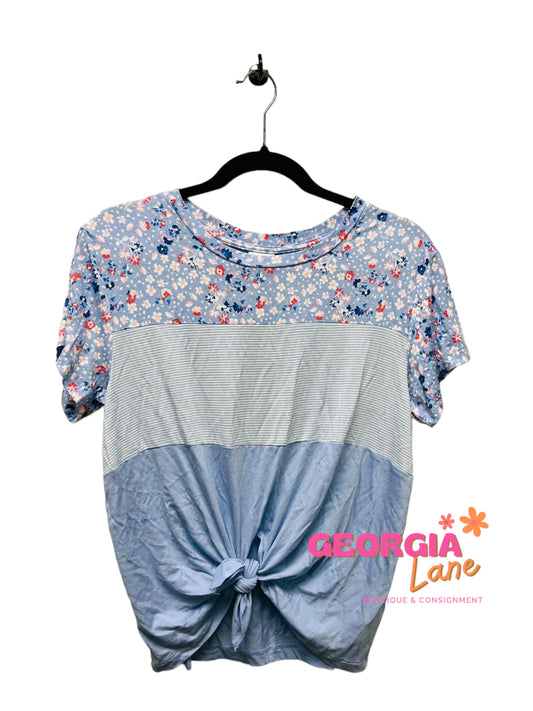 Belle Floral Blue Tee