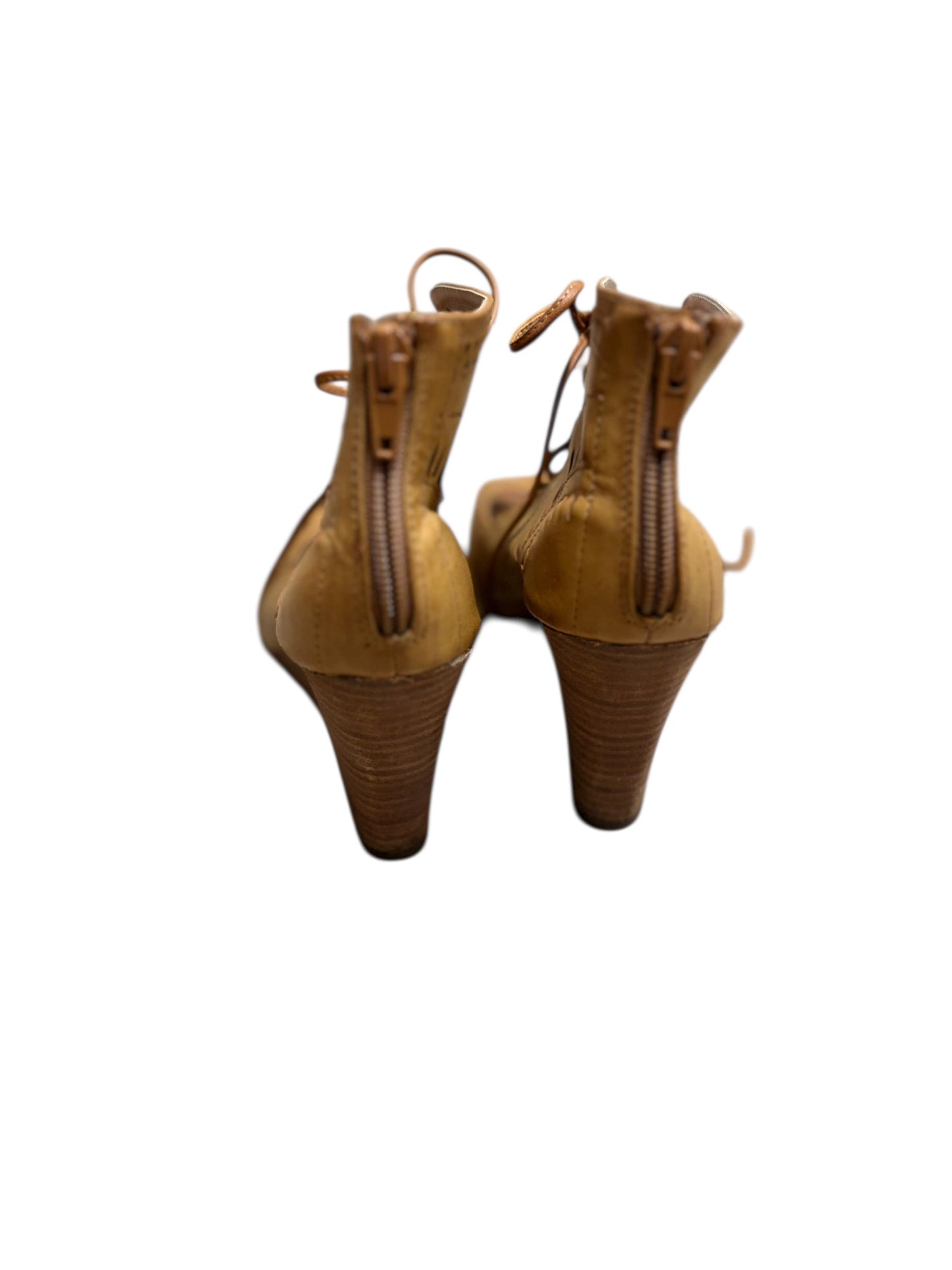 Tye Wedge heels tan
