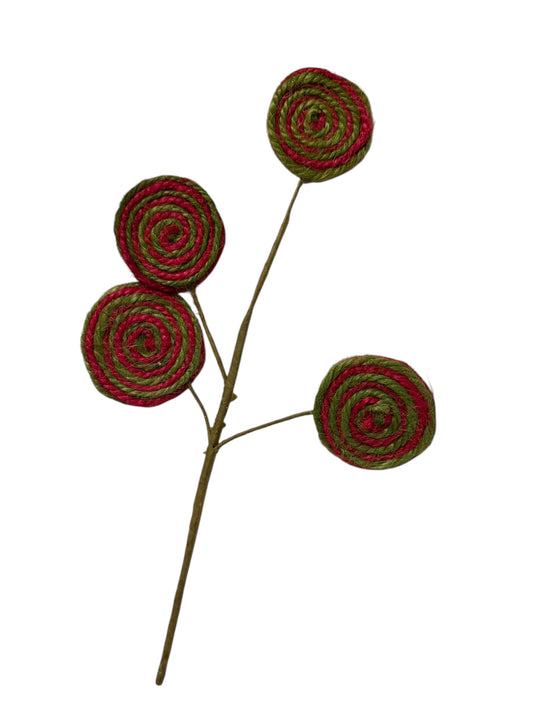 Red and Green tree decor