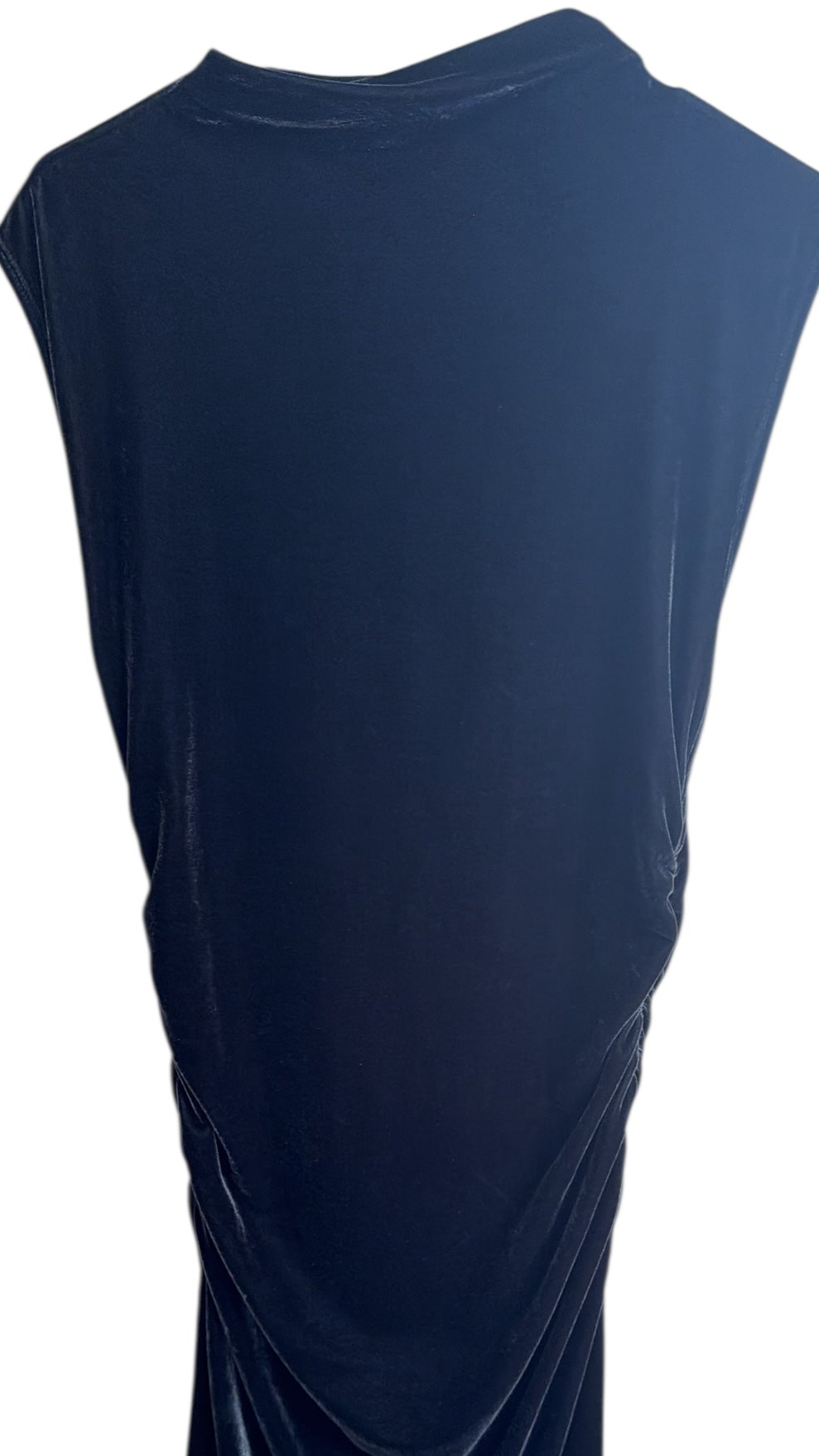 A new day black velvet dress maxi