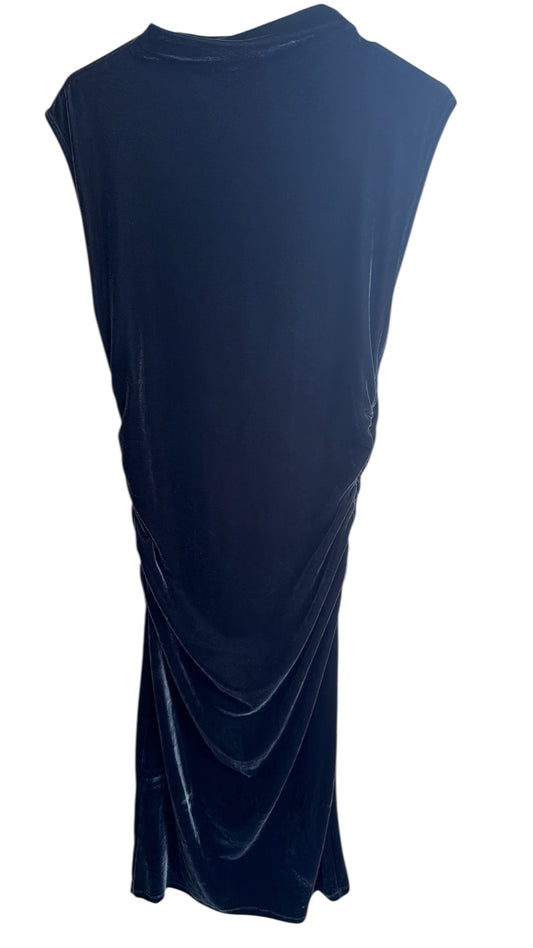 A new day black velvet dress maxi