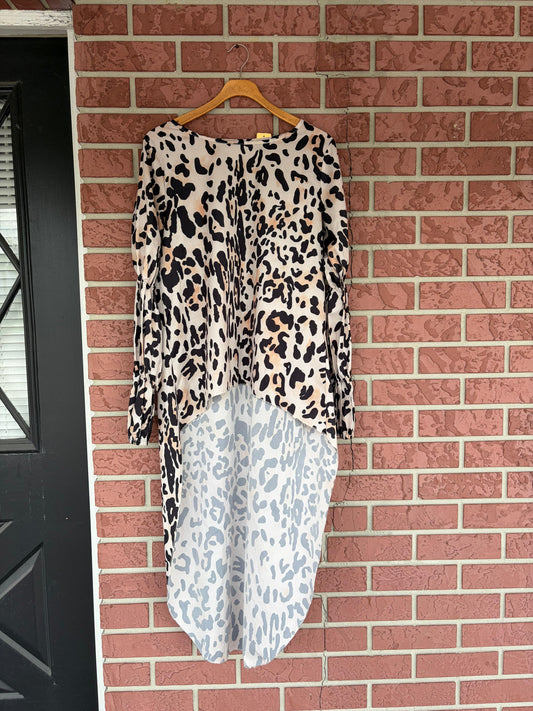 High Low Cheetah Top