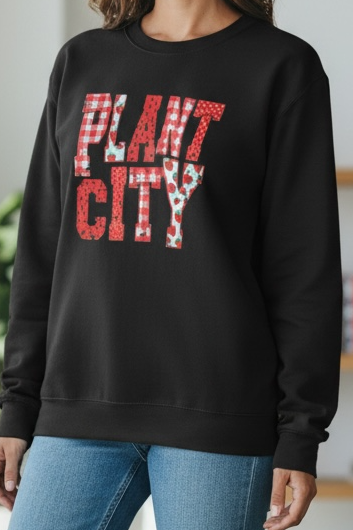 Plant City strawberry sweatshirt