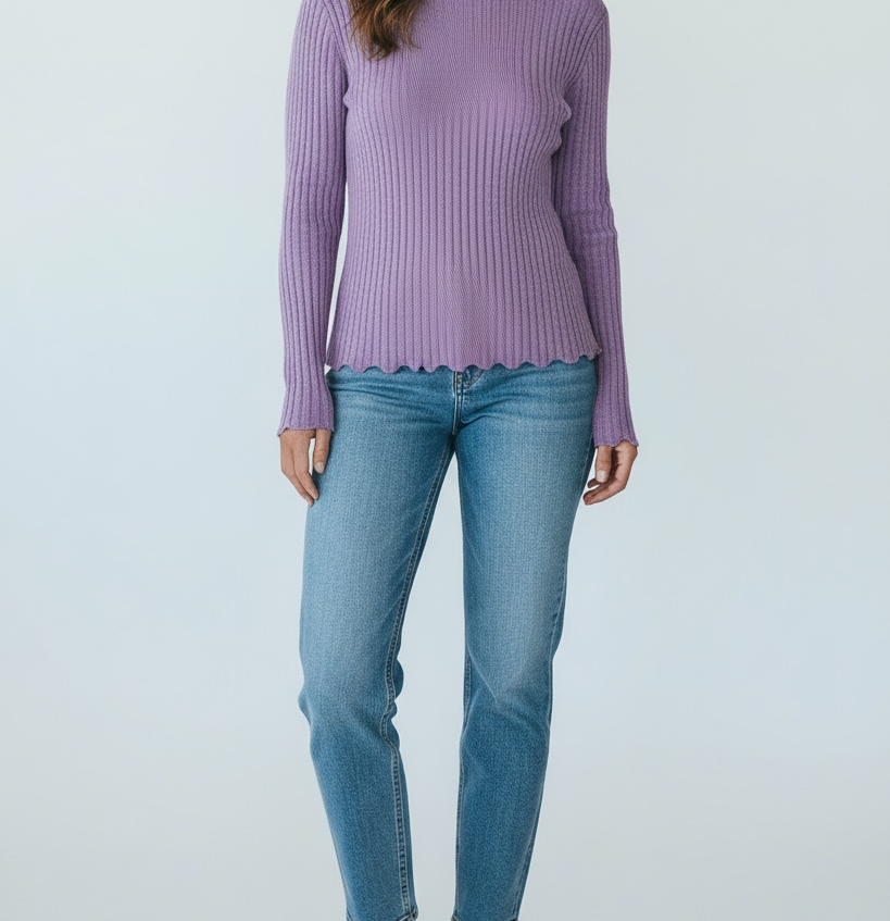 Turtleneck blue or lavender