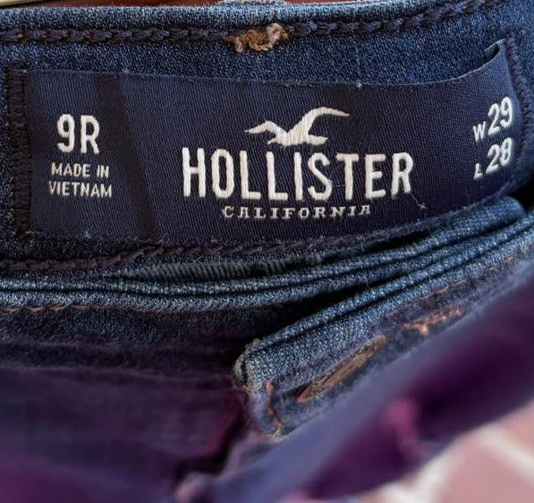 Hollister Dark Distressed Skinny Jeans