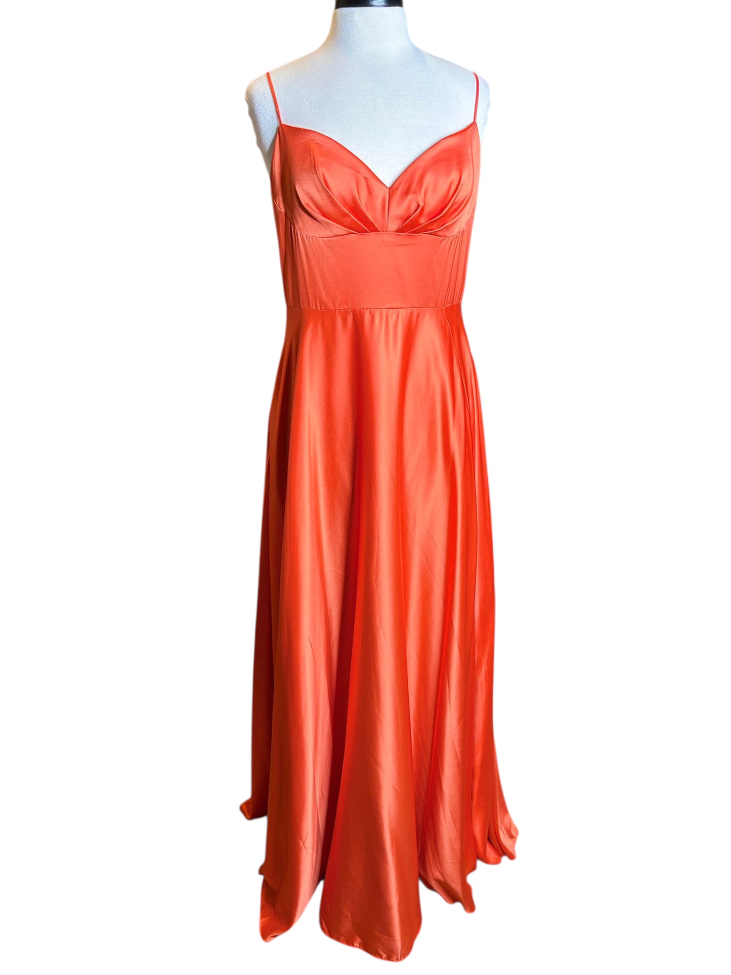 Windsor orange prom formal gown – Georgia Lane Consignment