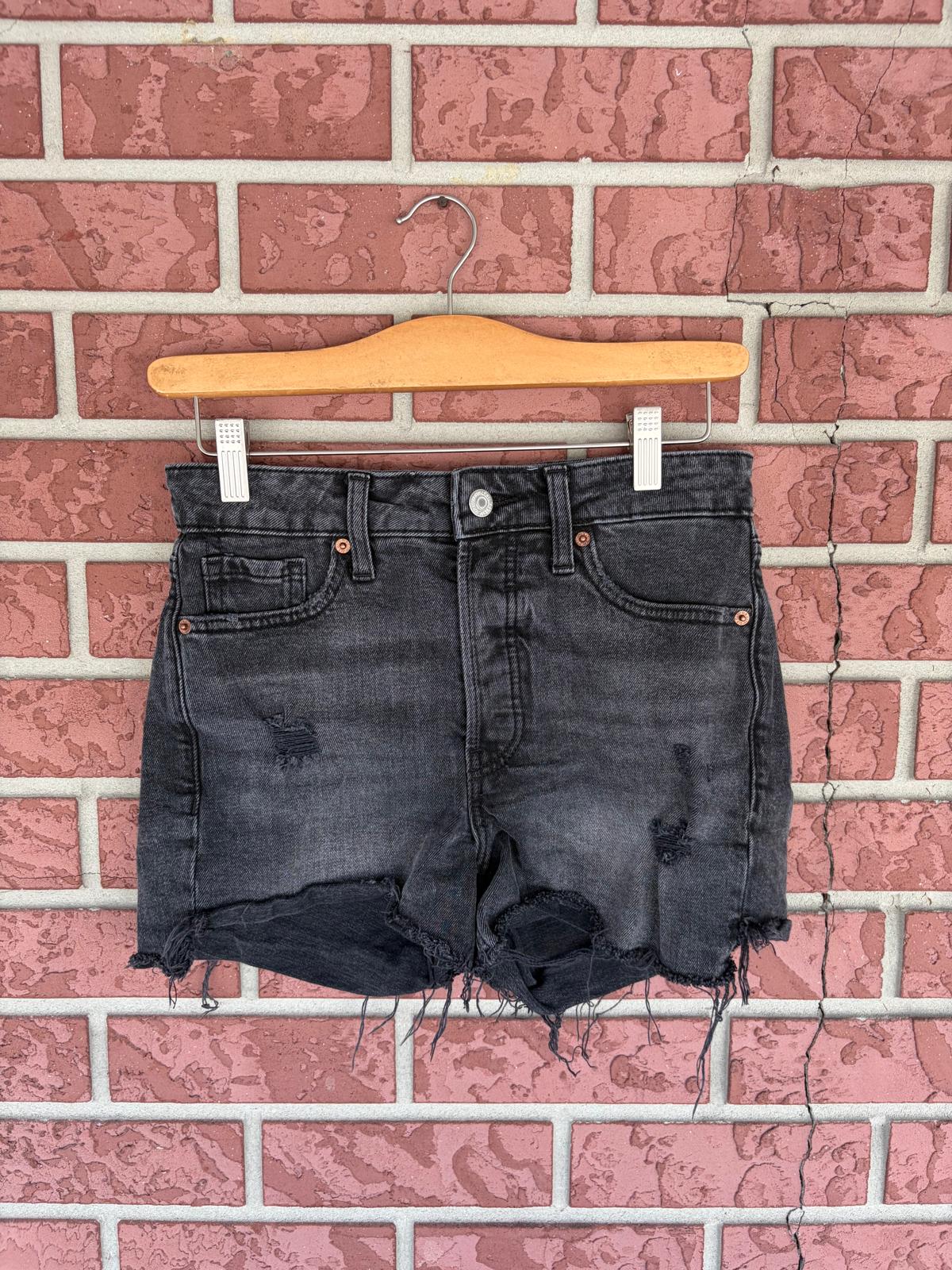 Old Navy black denim shorts