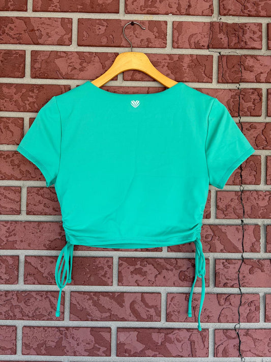 Forever 21 Teal Crop Top