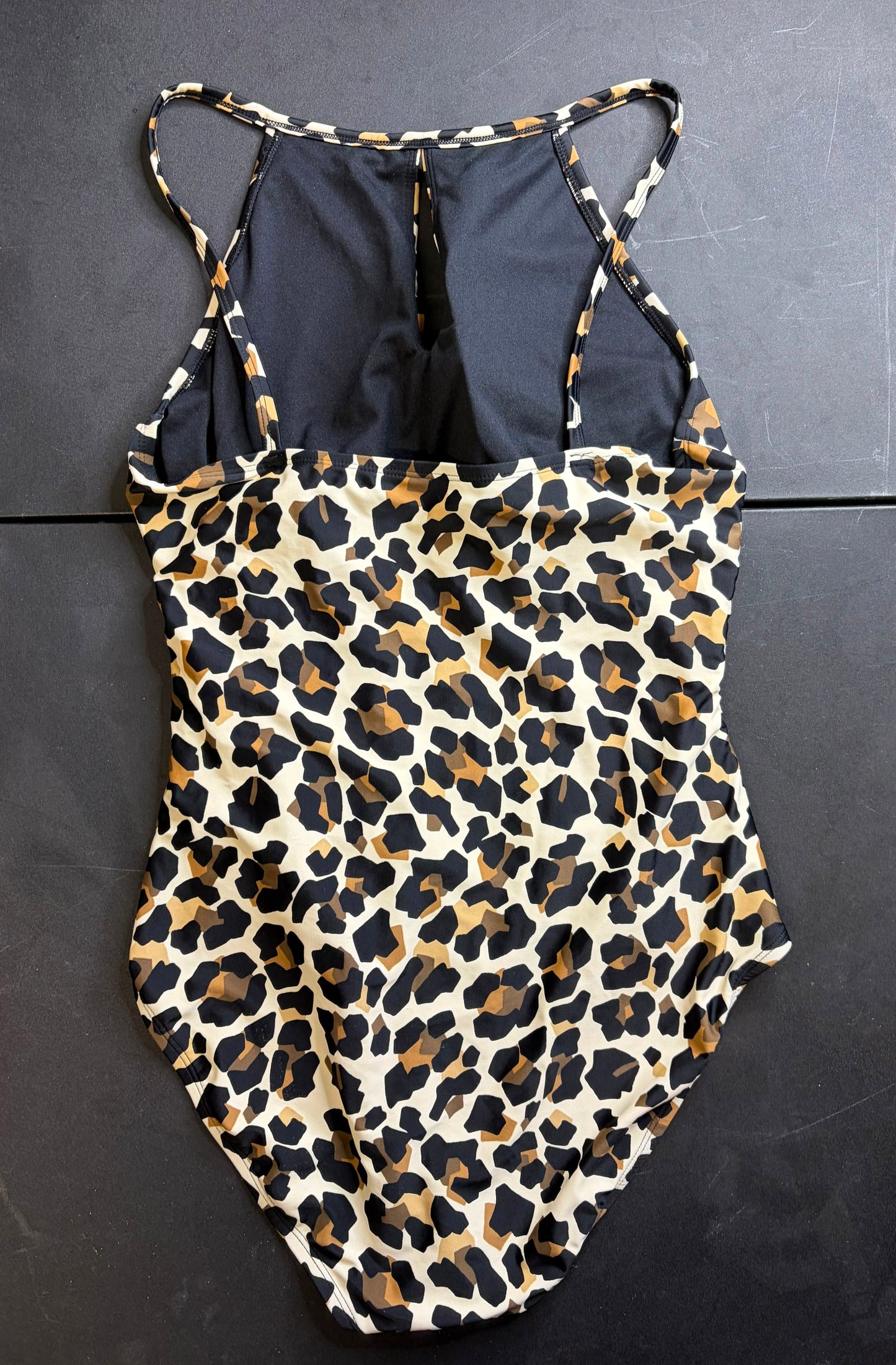 Ellen Tracy cheetah one piece swimsuit