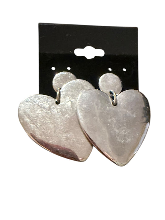Silver tone Hearts Tiffany style