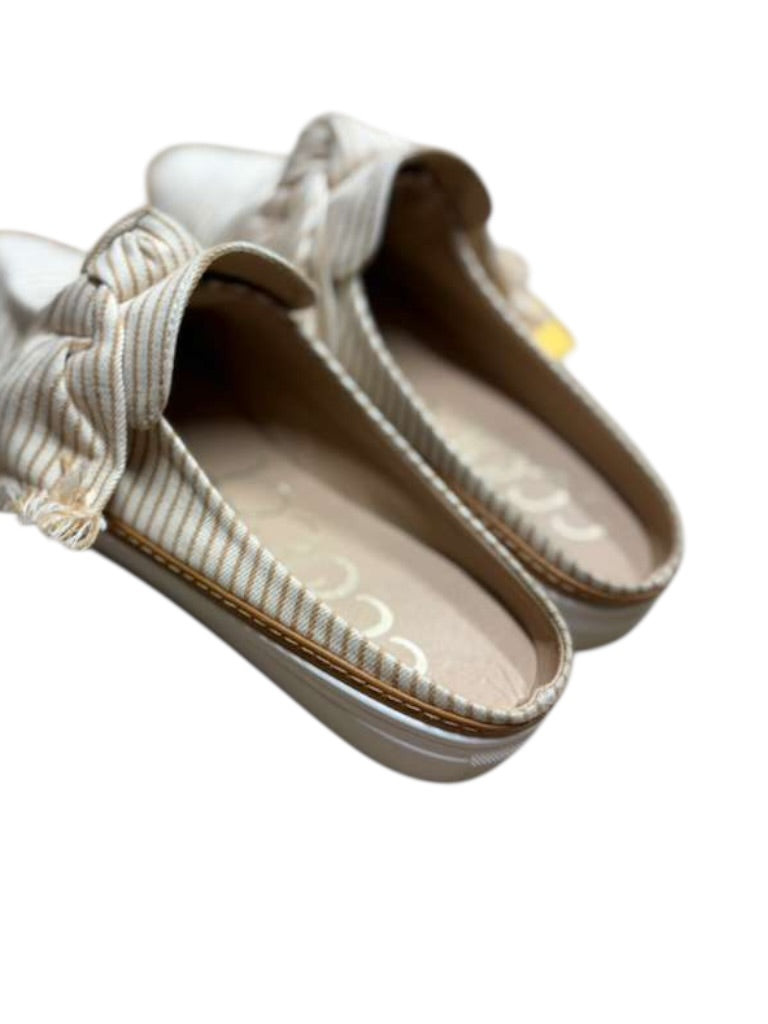CCOCCI Slide on shoes tan