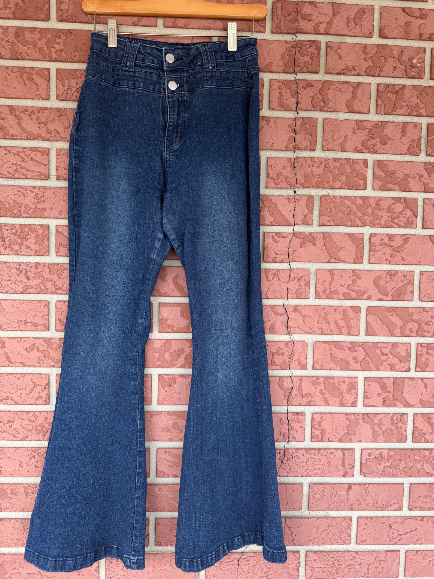 Dark denim jeans