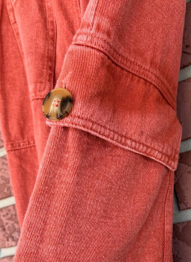 Entro Orange Cargo Jeans