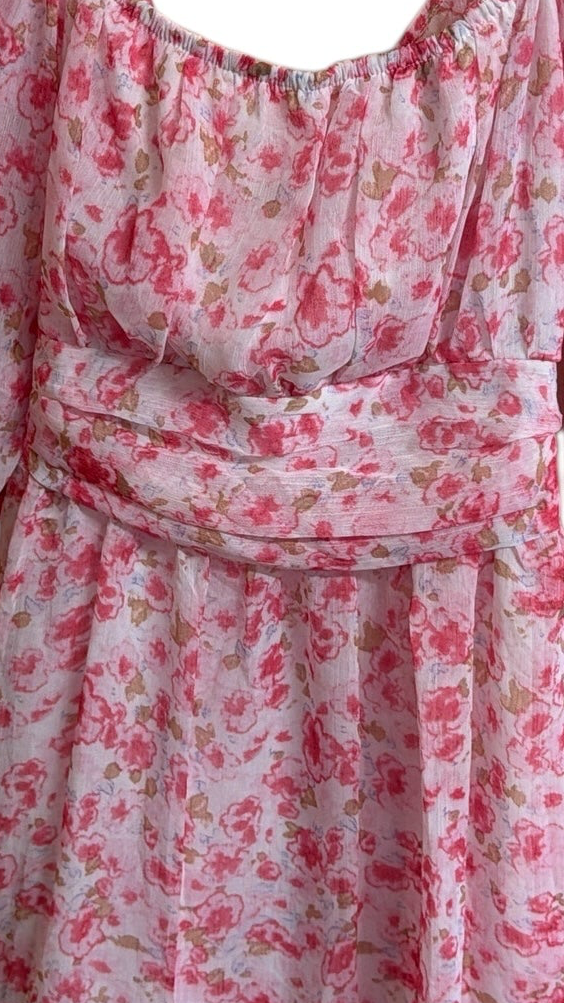 Boutique pink floral dress