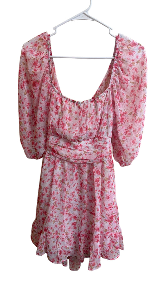 Boutique pink floral dress