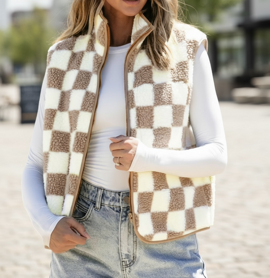 Black Friday! Checkered vest