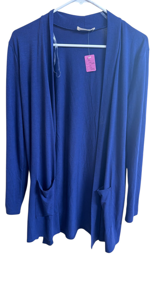 Zenana  blue cardigan with pockets