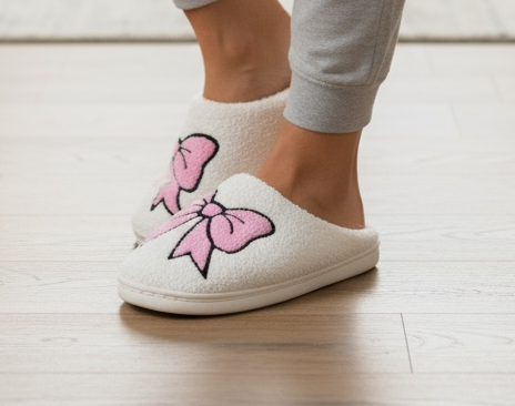 bow slippers
