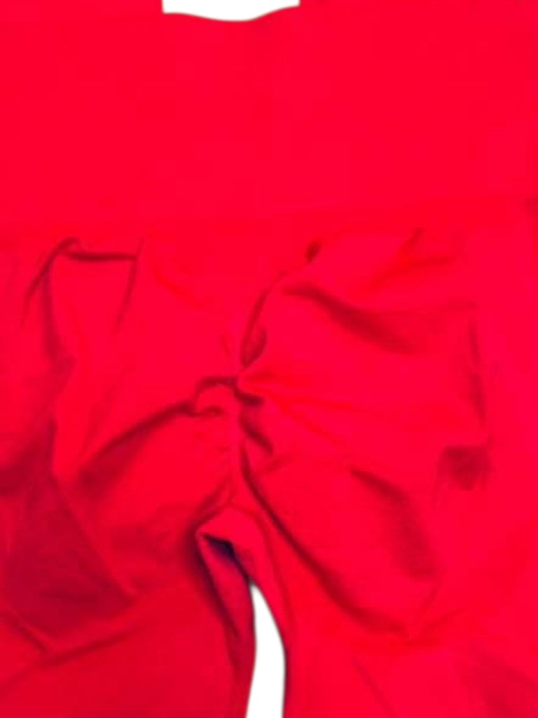 Red Scrunch leggings