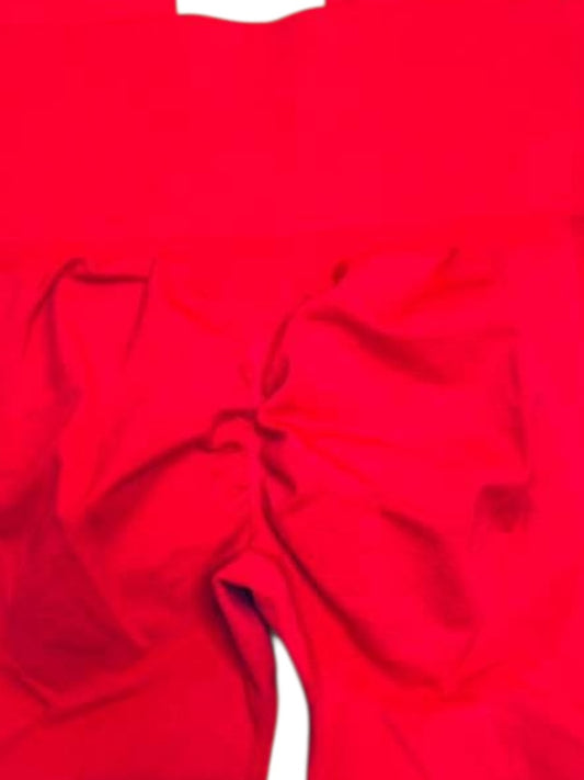 Red Scrunch leggings