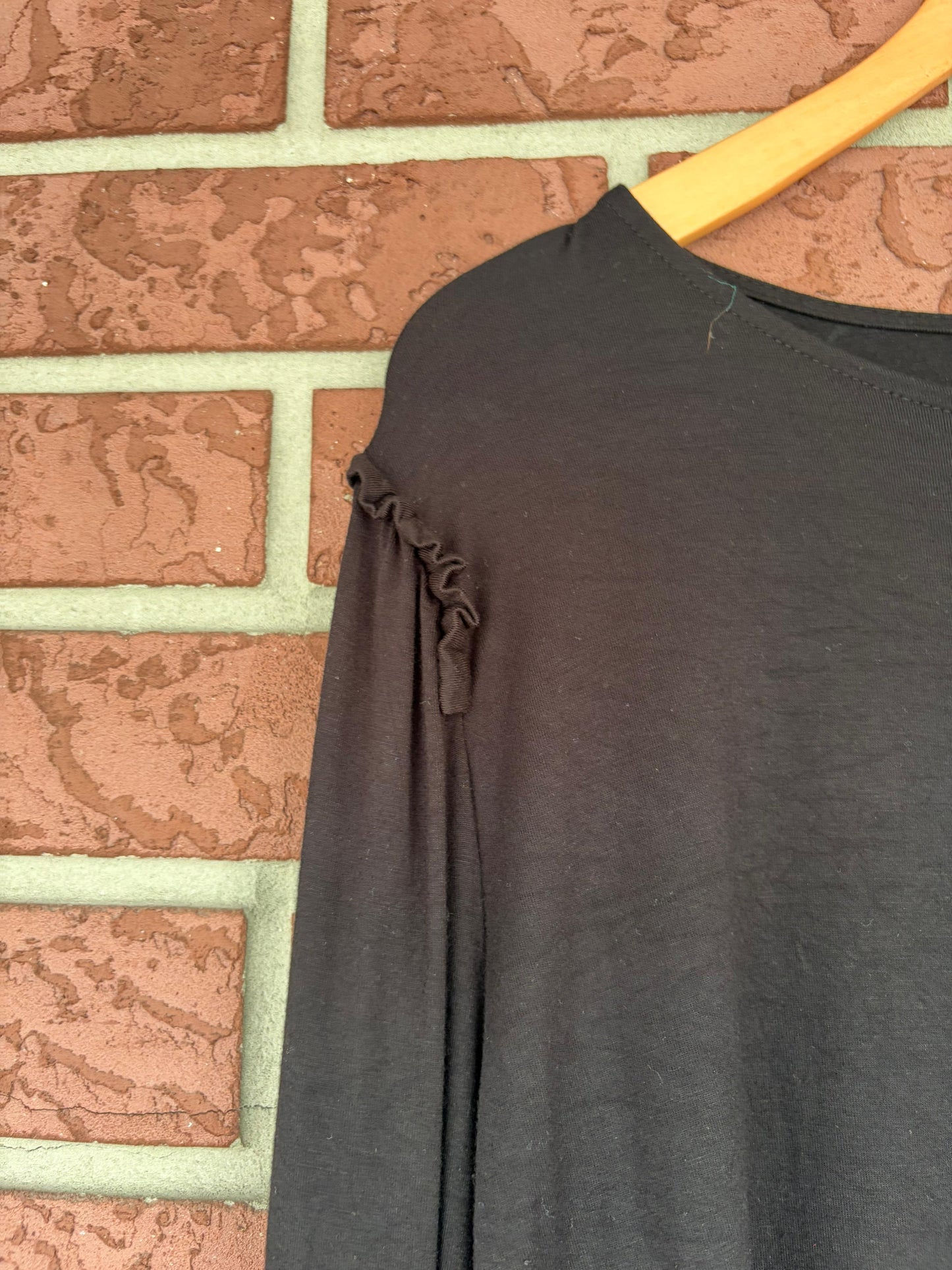 Premise Black Long Sleeve Top
