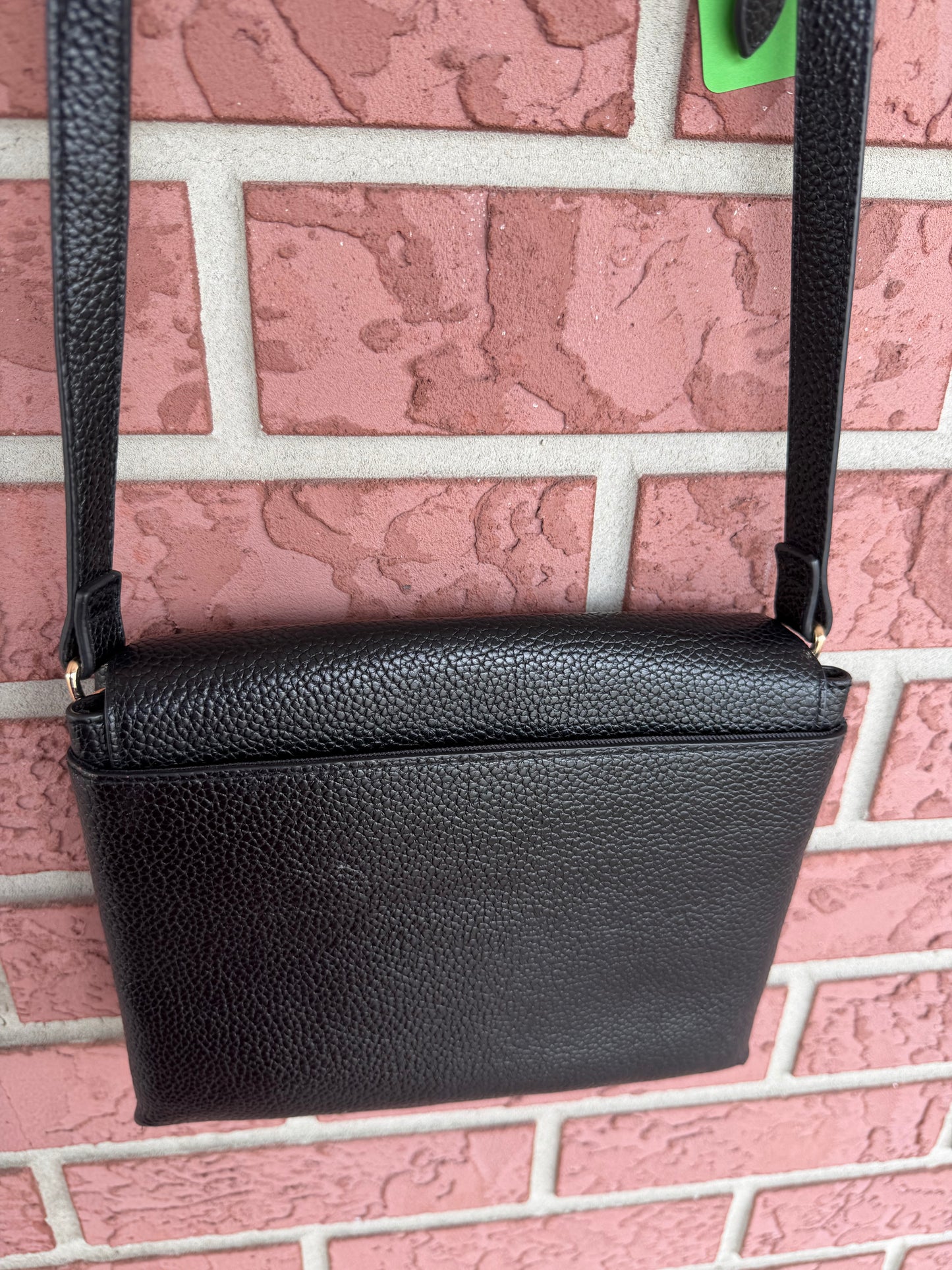 61102 Black leather bag