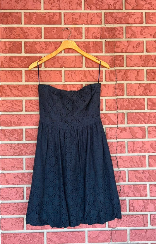 Trina Turk Dark Blue Strapless Dress